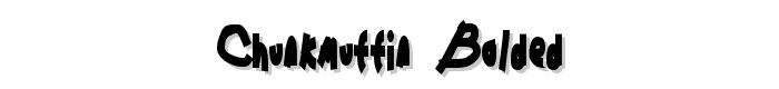 Chunkmuffin Bolded font